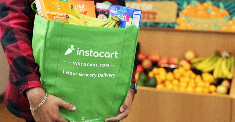 Why and how did Instacart create an ultra-fast delivery craze in the market?