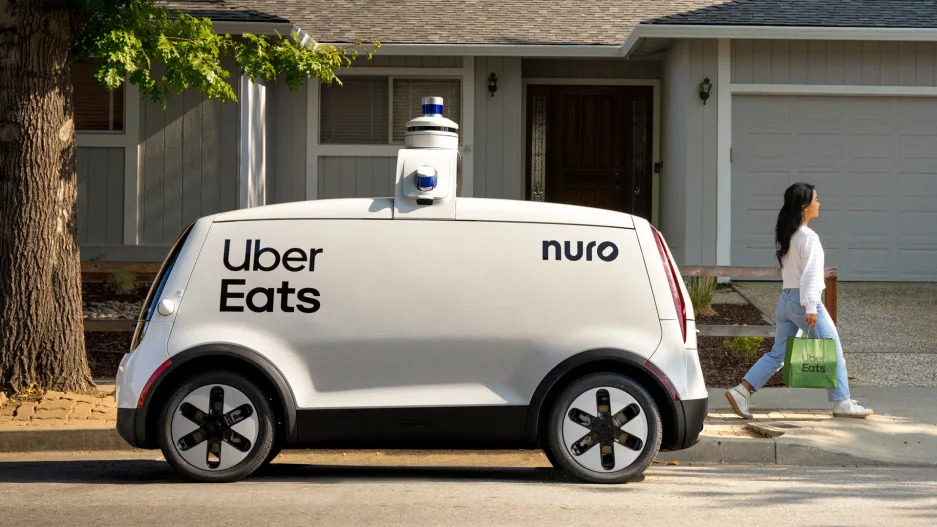Uber Eats and Nuro are making autonomous food deliveries in Texas and California