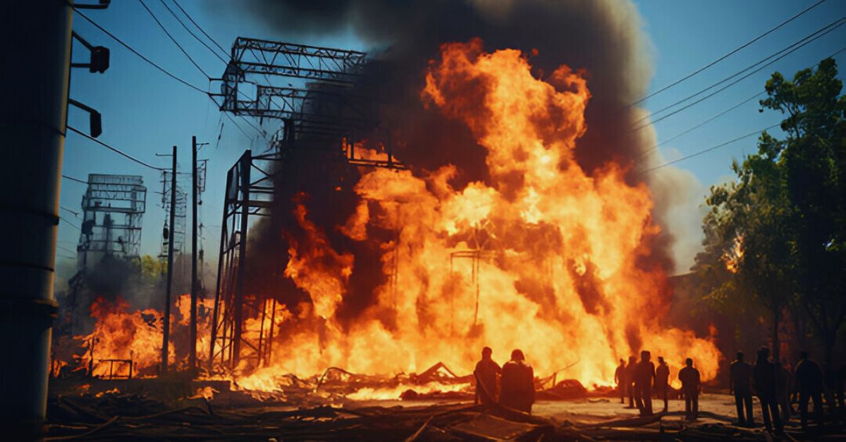 UK Power Substations Catching Fire